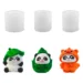 Create Unique Panda-Themed Candles and Crafts with This Versatile Silicone Mold Kit