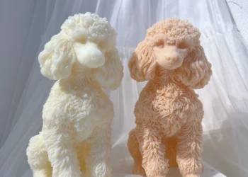 Create Adorable Poodle Puppy Candles at Home with This Easy Silicone Mold