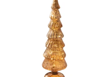 Transform Your Space with a Stunning Glass Tabletop Christmas Tree Ornament Review