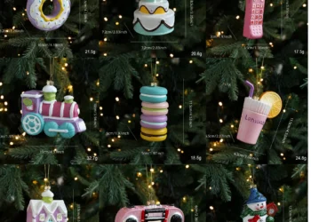 Unique Snowman Ice Cream Donut Ornaments to Brighten Your Holiday Decor