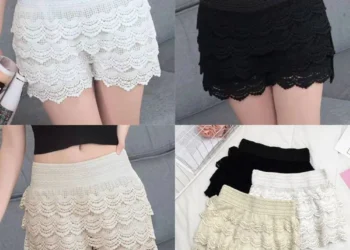 Experience Ultimate Comfort and Style with High Waist Boho Crochet Shorts for Summer
