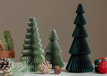 Charming Mini Paper Honeycomb Ornaments to Brighten Your Holiday Decor